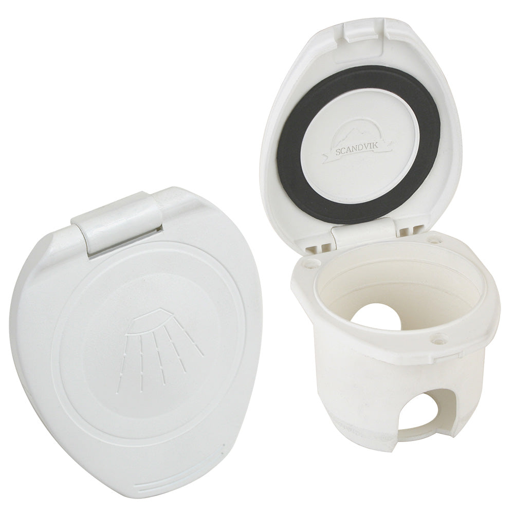 Scandvik Replacement White Cup Cap f/Recessed Shower
