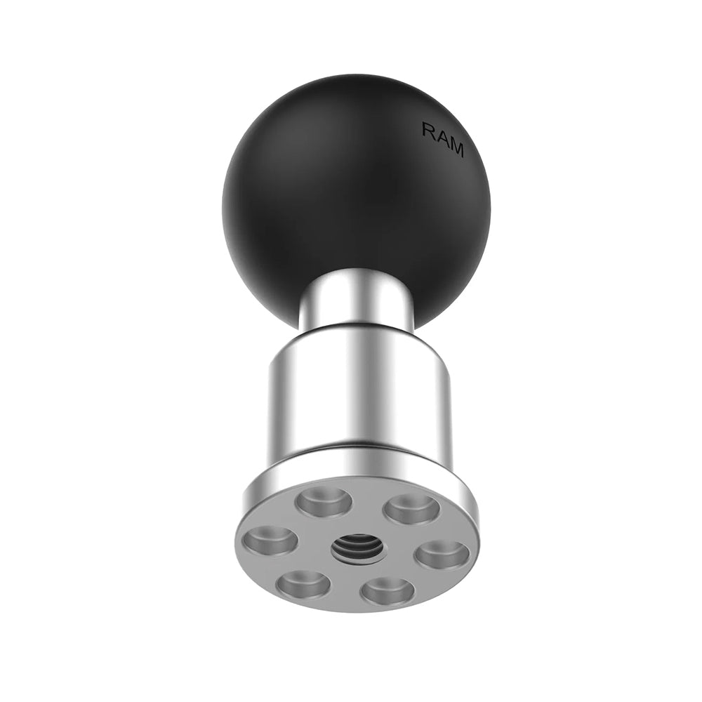 RAM Mount RAM Aluminum Pin-Lock Ball Adapter w/1/4"-20 Female Thread - C Size