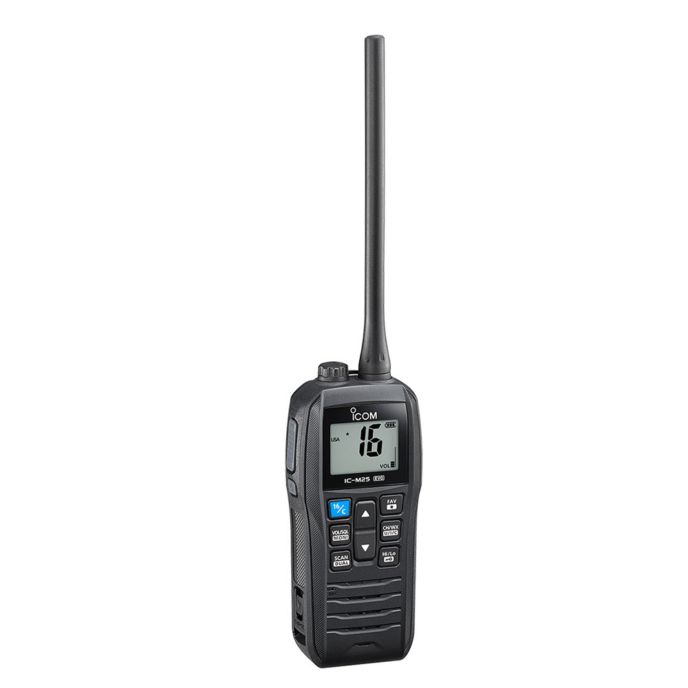Icom M25 EVO Handheld VHF Radio - Black