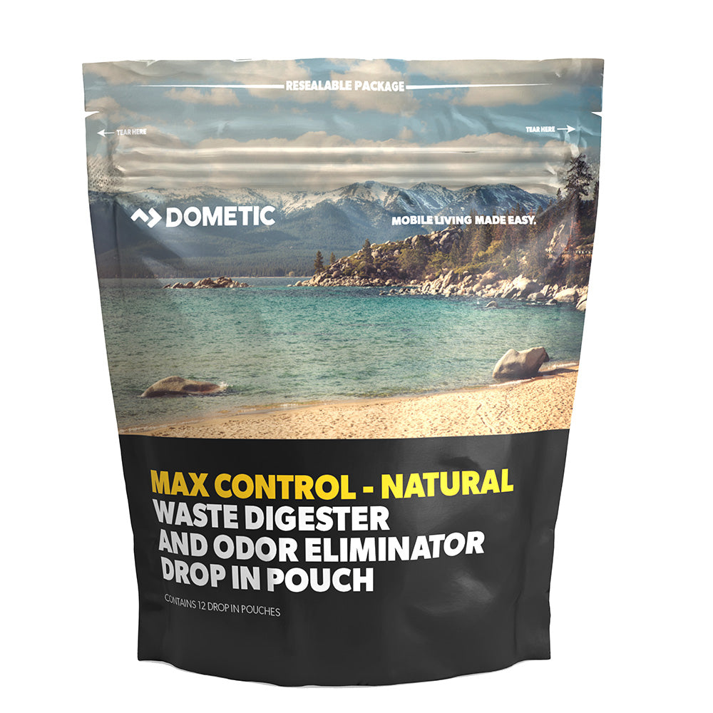 Dometic Max Control Waste Digester Odor Eliminator Drop-In Pouch - 12-Pack