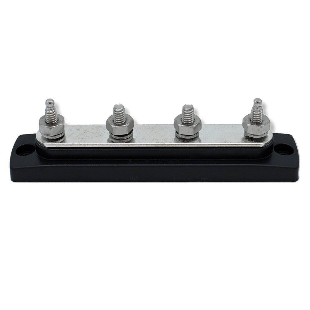 Bluewater Common Stud Busbar 4 Gang - Black