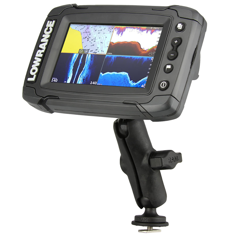 Ram Mount Track Ball Mount f/Lowrance Elite, Hook Mark-4 Series Fishfinders