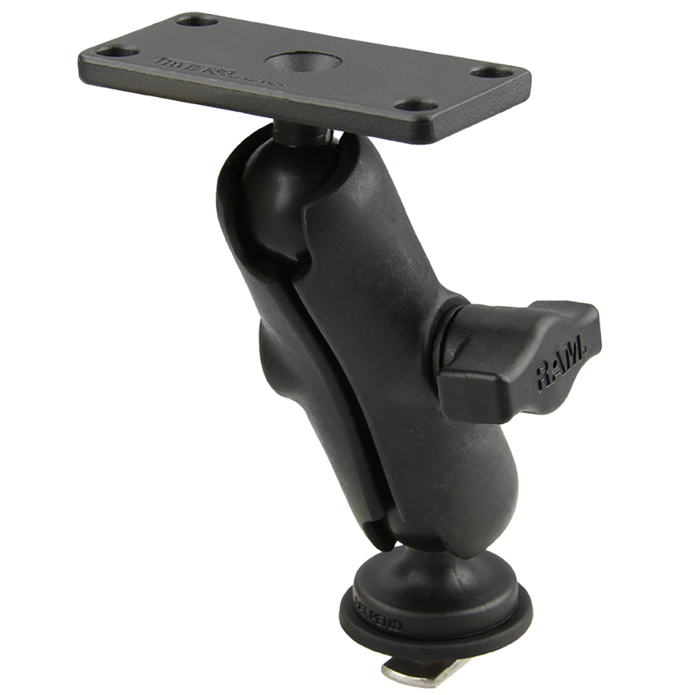 Ram Mount RAM 1" Ball Mount with Track Ball Base 1.5" x 3" Plate for the Humminbird Helix 5 ONLY