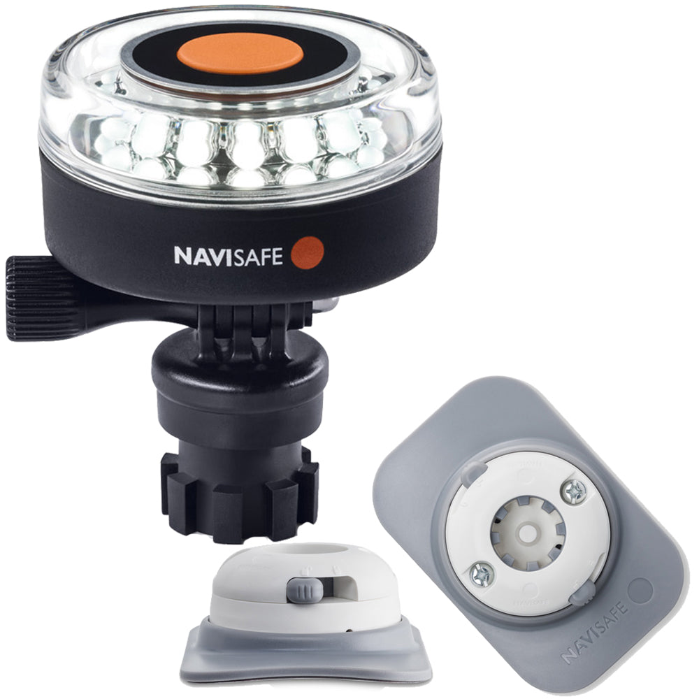 Navisafe Navilight 360 2NM White w/Navimount Base RIB Mount - White