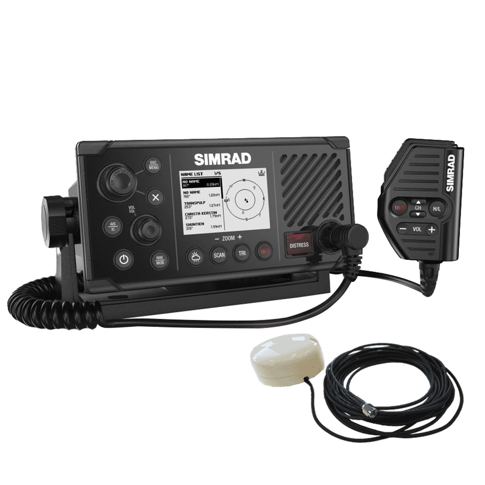 Simrad RS40-B VHF Radio w/Class B AIS Transceiver GPS-500 Antenna