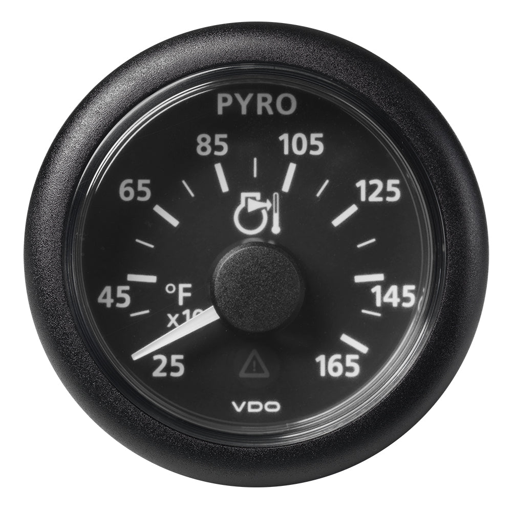 Veratron 52 MM (2-1/16") ViewLine Pyrometer - 250 to 1650F - Black Dial Bezel