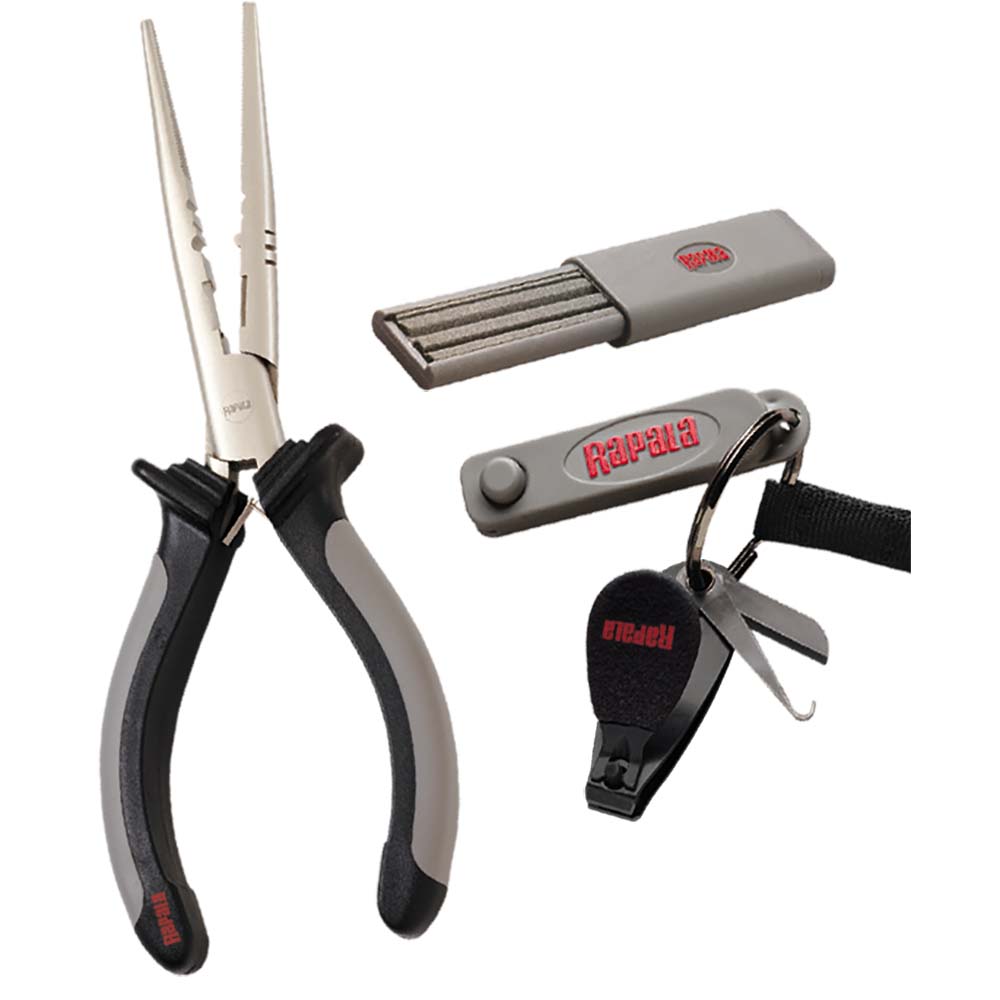 Rapala Combo Pack - Pliers, Clipper, Punch Sharpener
