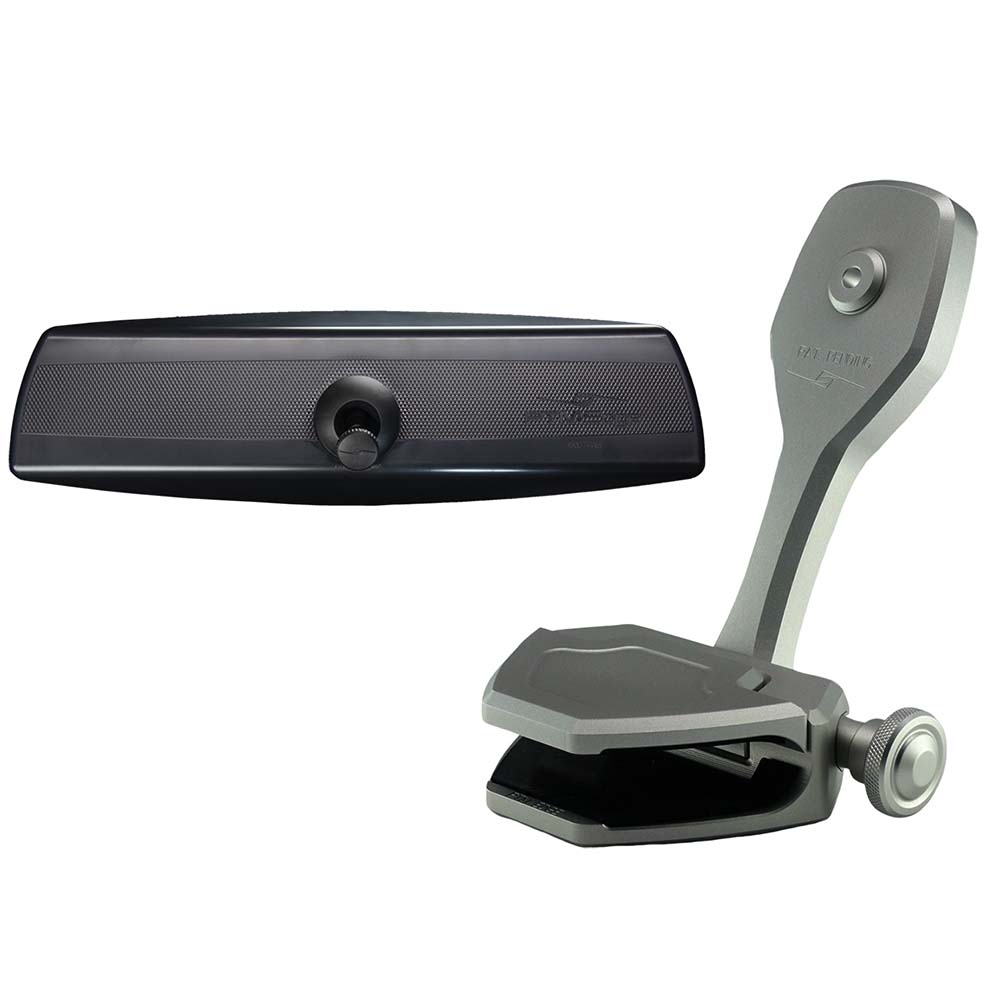 PTM Watersports Mirror/Bracket Kit w/VR-140 PRO Mirror ZXR-300 (Titanium Grey)