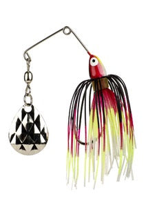 Strike King Mini King Spinnerbait 1/8 oz. Blk/Cht/Red/Wht