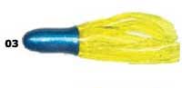 Southern Pro Umbrella Crappie Tube 2"10ct Blue-Chartreuse