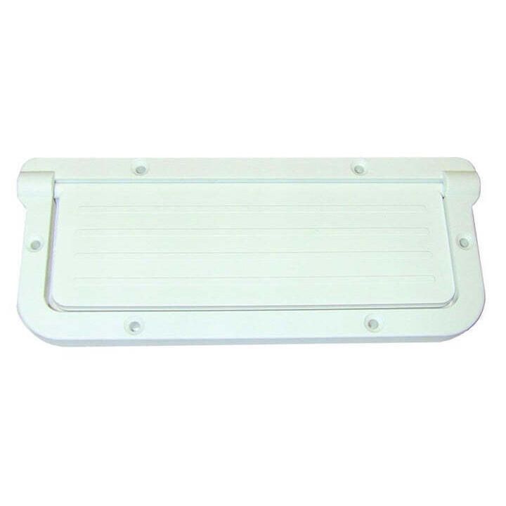 T-H Marine Large Rectangular Scupper - White