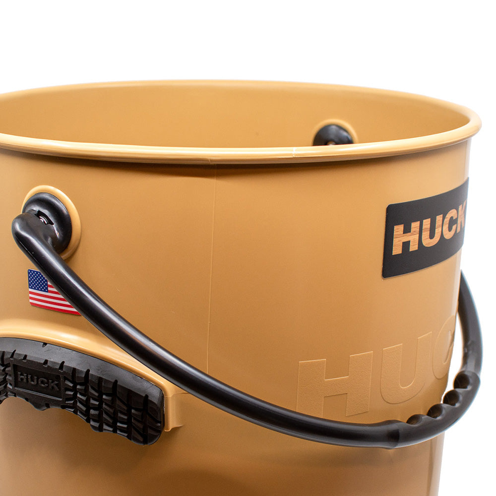 HUCK Performance Bucket - Black n Tan - Tan w/Black Handle