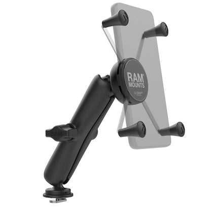 RAM Mount RAM X-Grip Large Phone Mount w/Track Ball Base  Long Arm