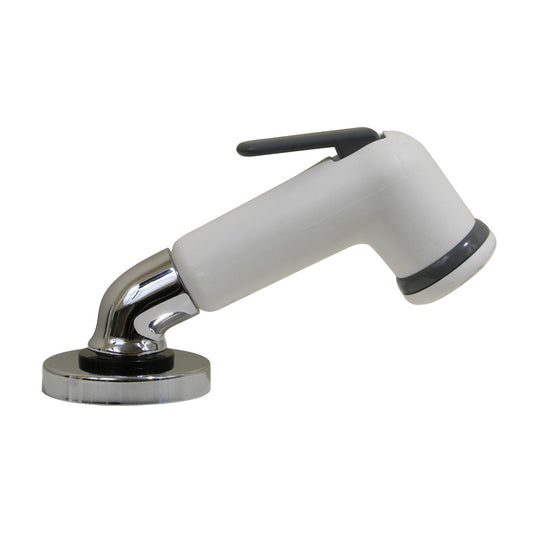 Scandvik Elbow Sprayer - Handle Pull Out - White w/6 Hose