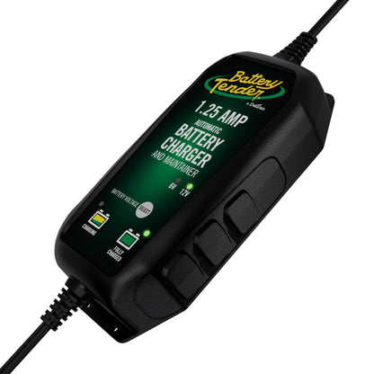 Battery Tender 6V/12V, 1.25A Selectable Battery Charger