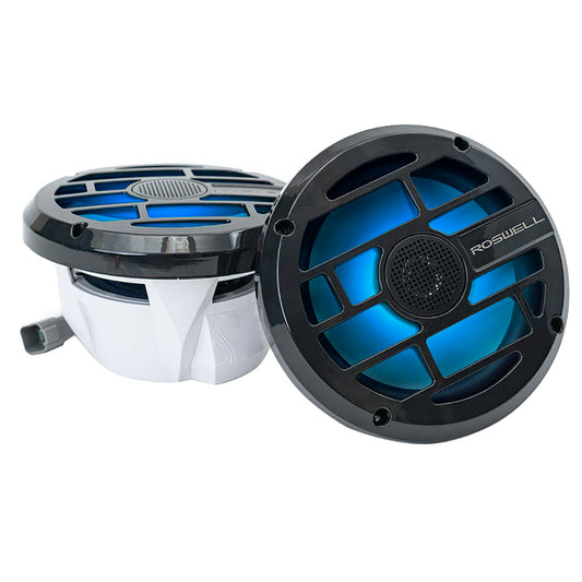 Roswell R Series 6.5 Marine Speakers - Anthracite Grille - 60W RMS  120W Peak Power