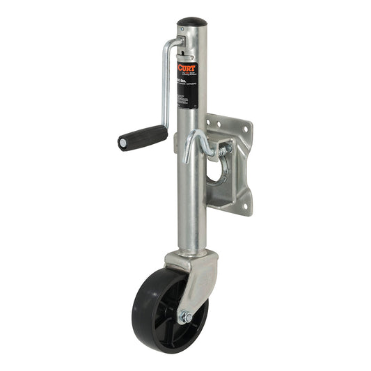 CURT Marine Jack w/6 Wheel - 1,000 lbs - Adjust Vertically 10"