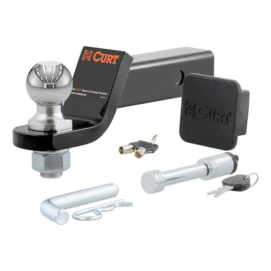 CURT Towing Starter Kit w/2" Ball - 2" Shank - 7,500 lbs - 2" Drop