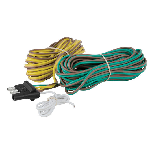 CURT 4-Way Flat Connector f/Rewiring Trailer - 20 Wire