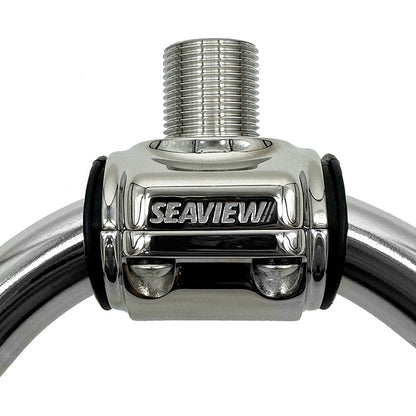 Seaview 316 Stainless Steel Antenna Rail Mount - 1" - 1-1/4" Rails