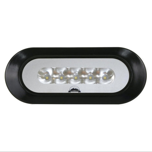 Scandvik Flush Mount Spreader Light - Black