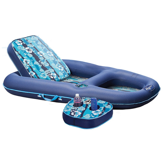 Aqua Leisure Ultimate 2-in-1 Lounge  Caddy - Hibiscus Flip