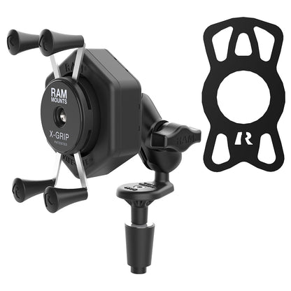 RAM Mount RAM X-Grip Phone Mount w/Vibe-Safe  Fork Stem Base - Short