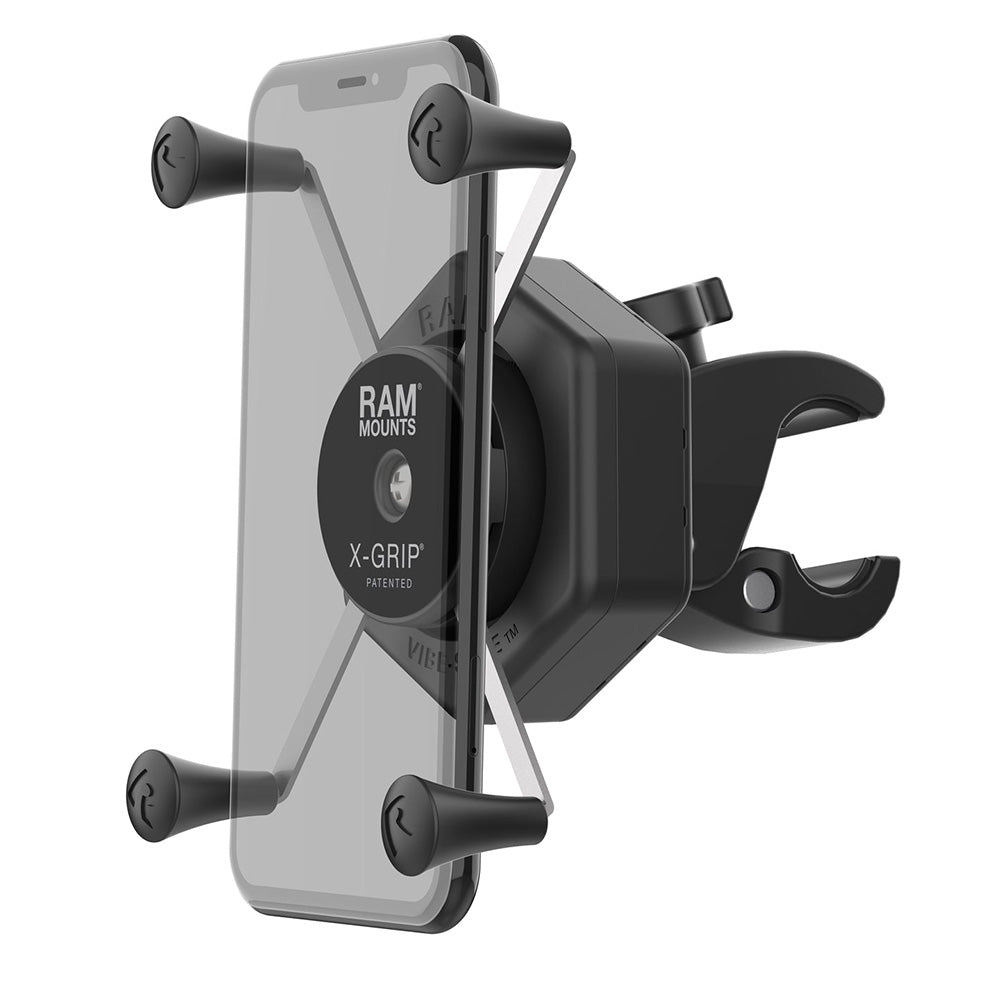 RAM Mount RAM X-Grip Large Phone Mount w/Vibe-Safe  Small Tough-Claw