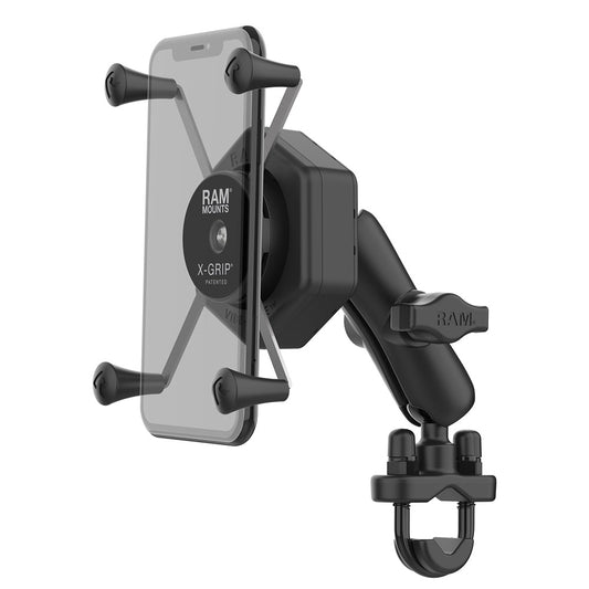 RAM Mount RAM X-Grip Large Phone Mount w/Vibe-Safe  U-Bolt Base - Medium