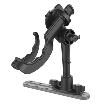 RAM Mount RAM ROD Fishing Rod Holder w/Dual T-Bolt Track Base