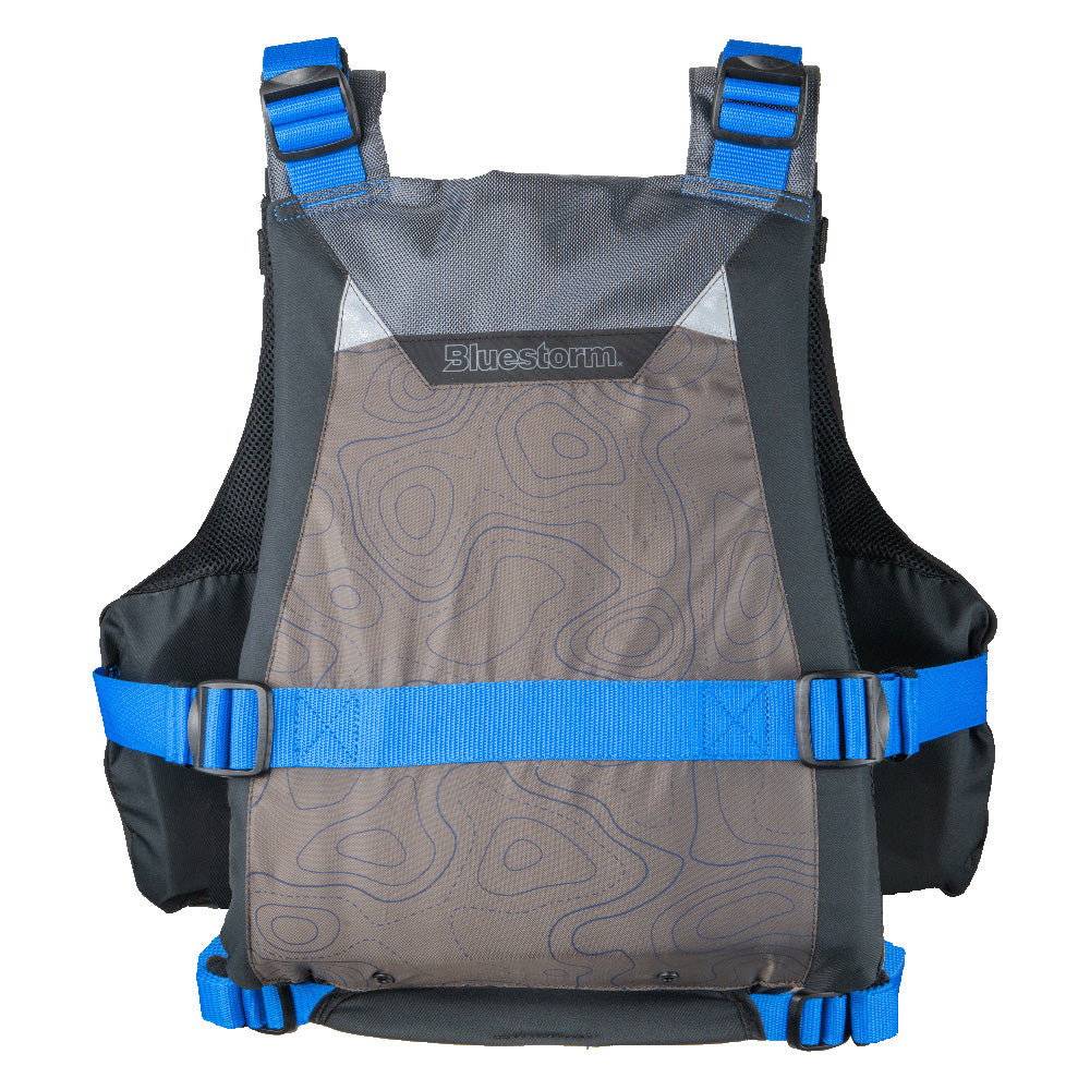 Bluestorm Motive Kayak Fishing Vest - Deep Blue - 2XL/3XL