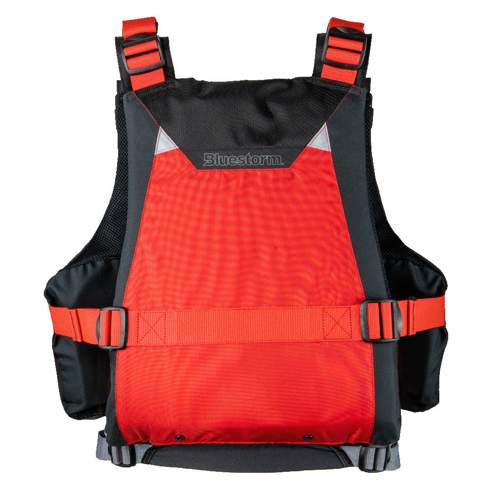 Bluestorm Motive Kayak Fishing Vest - Nitro Red - 2XL/3XL