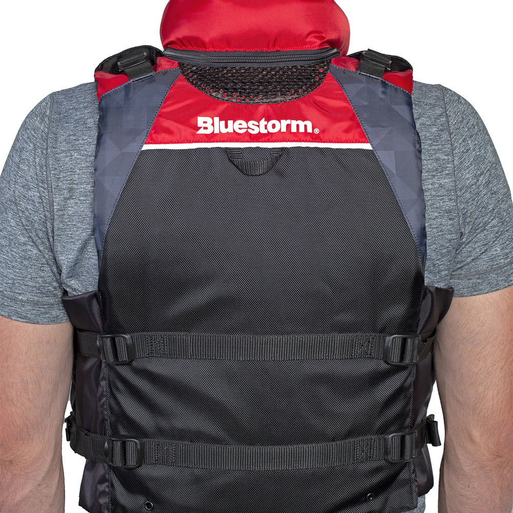 Bluestorm Classic Adult Fishing Life Jacket - Nitro Red - S/M