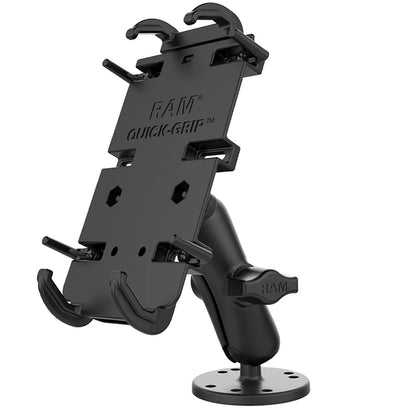 RAM Mount RAM Quick-Grip XL Spring-Loaded Phone Mount w/Drill-Down Base