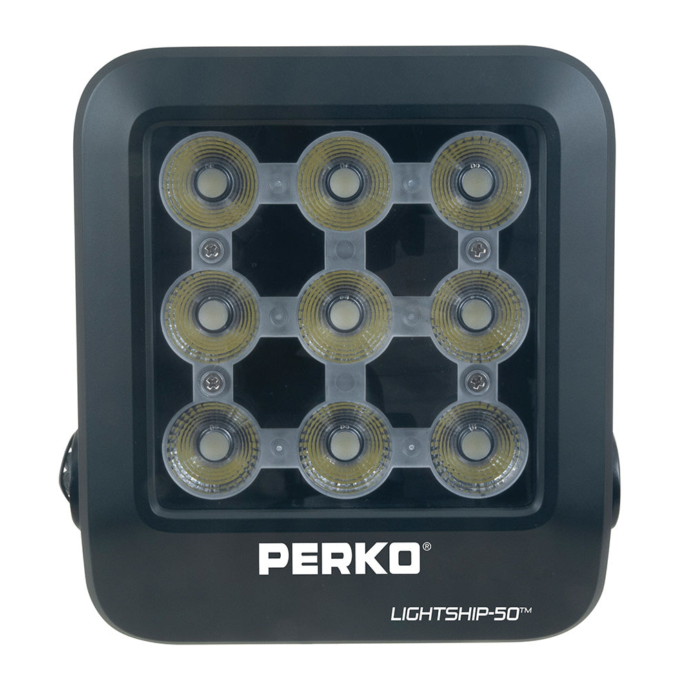 Perko Lightship 50 LED High Performance Spotlight - 12/24V - Black