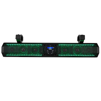 DS18 26" Marine Amplified Sound Bar w/Bluetooth 600W w/6 Speaker System  RGB LED