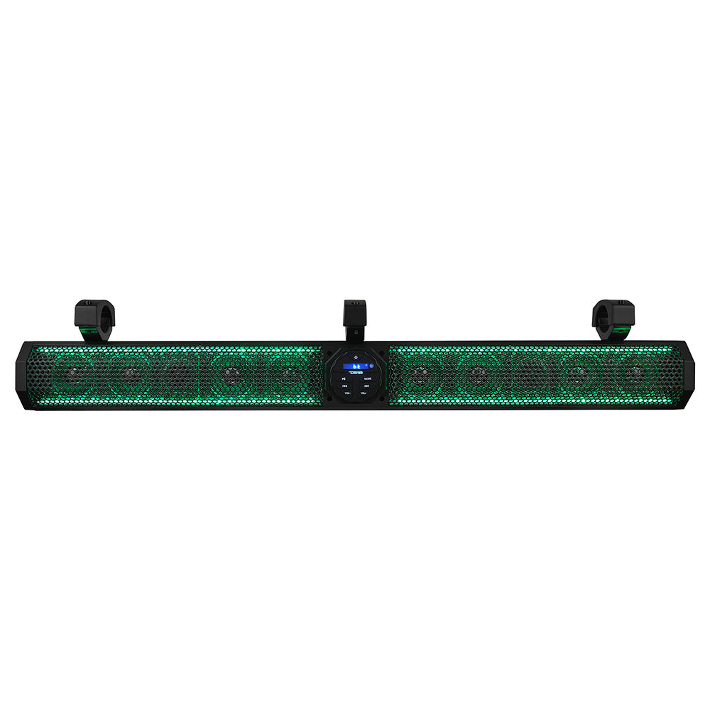 DS18 37" Marine Amplified Sound Bar w/Bluetooth 1200W w/10 Speaker System  RGB LED