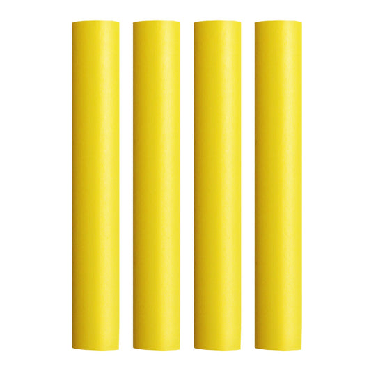 Pacer Battery Cable Heat Shrink Tubing - 3/4" x 12" - Yellow (4-Pieces)