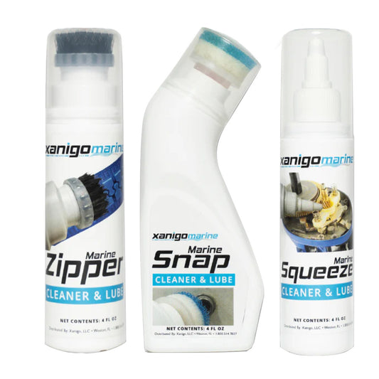 Xanigo Marine 3-Piece Marine Zipper  Snap Lube Set