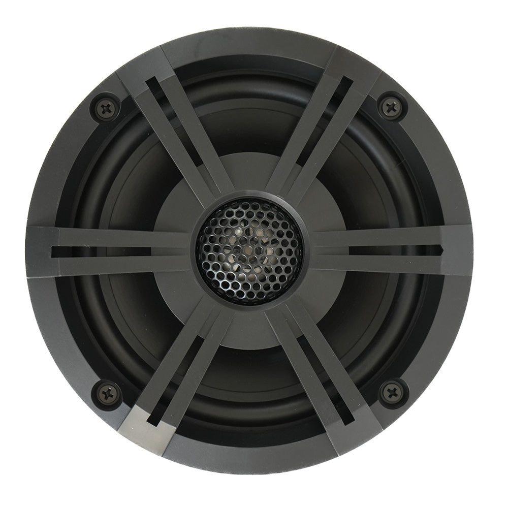 Banshee Marine 6.5" Marine Speaker - Black Sports Grille