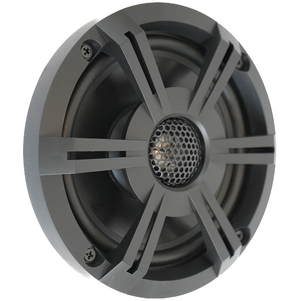 Banshee Marine 6.5" Marine Speaker - Black Sports Grille