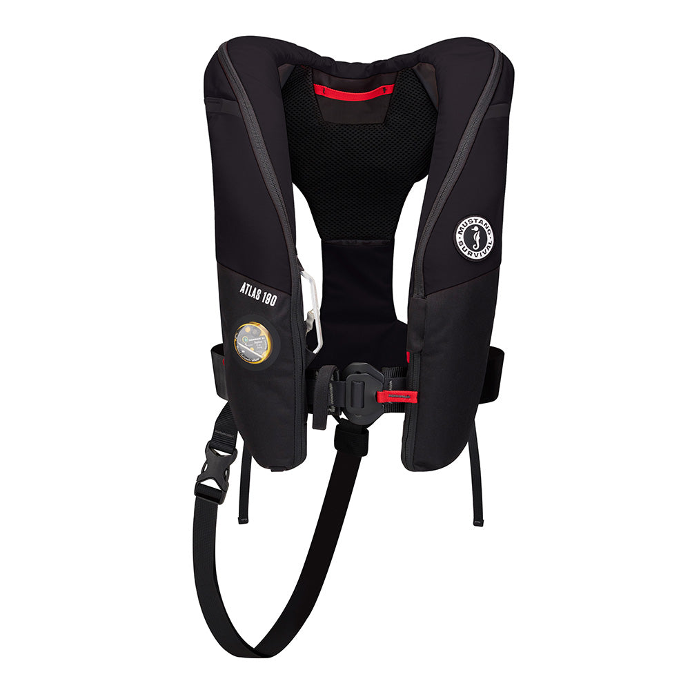 Mustang Atlas 190 DLX Open Ocean Inflatable PFD - Black