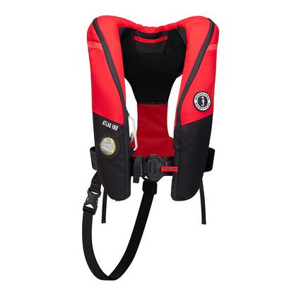 Mustang Atlas 190 DLX Open Ocean Inflatable PFD - Red/Black