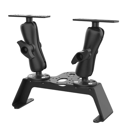 RAM Mount RAM Fishfinder Deck Kit w/Dual Marine Electronic Mount