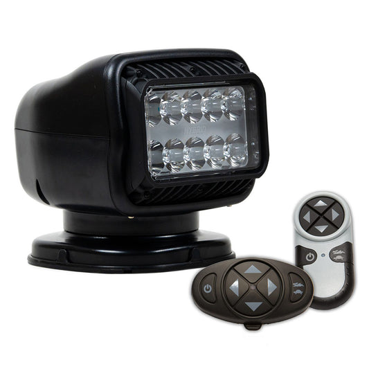 Golight GT Series LED Hybrid Light Permanent Mount w/Handheld  Wireless Dash Mount Remotes - 12V - Black