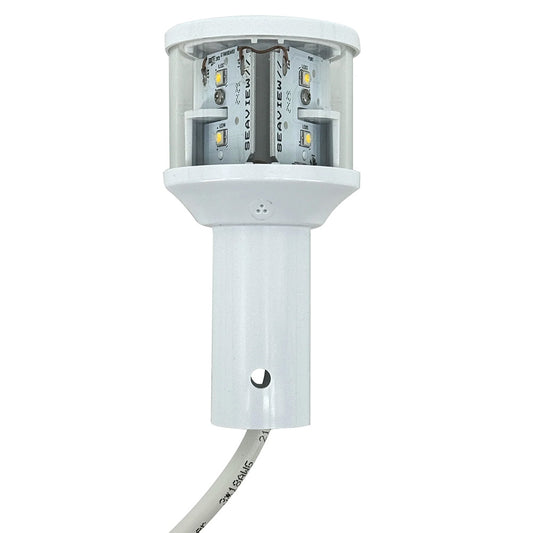 Seaview 24V C5 Certified Round 3nm LED Combo Masthead All-Round Light - White