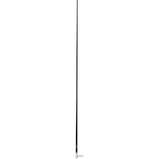 Scout 8' Black VHF Antenna 6dB Heavy Stainless Steel Ferrule w/6M RG-8x Includes PL-259 Heavy Duty Offshore Antenna KS-43