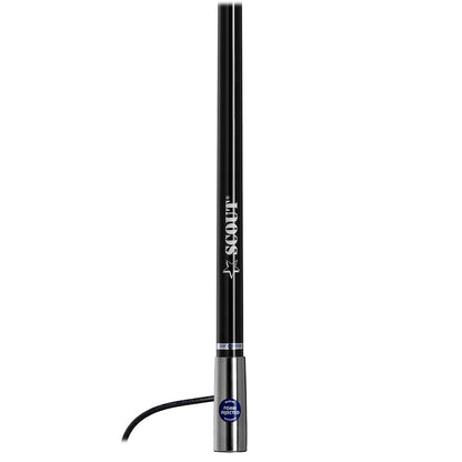 Scout Titan Series 4' Black AM/FM Antenna Fiberglass