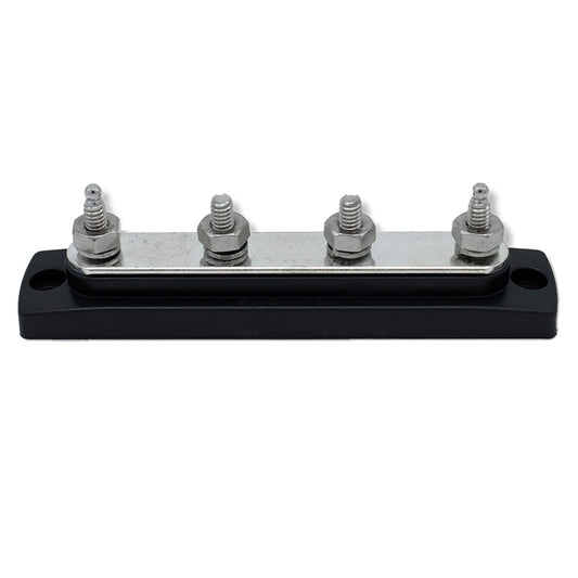 Bluewater Common Stud Busbar 4 Gang - Black