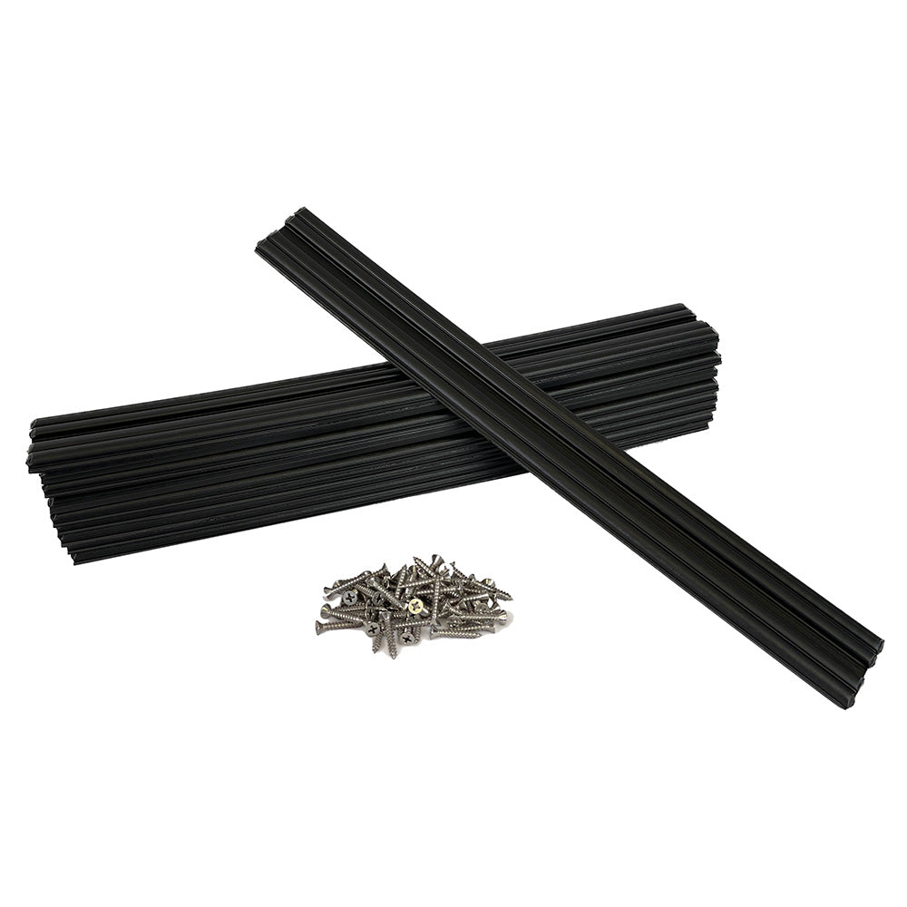 Caliber Marine Slides 1.5"x15" Black *10-Pack